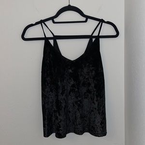 Crushed velvet cami